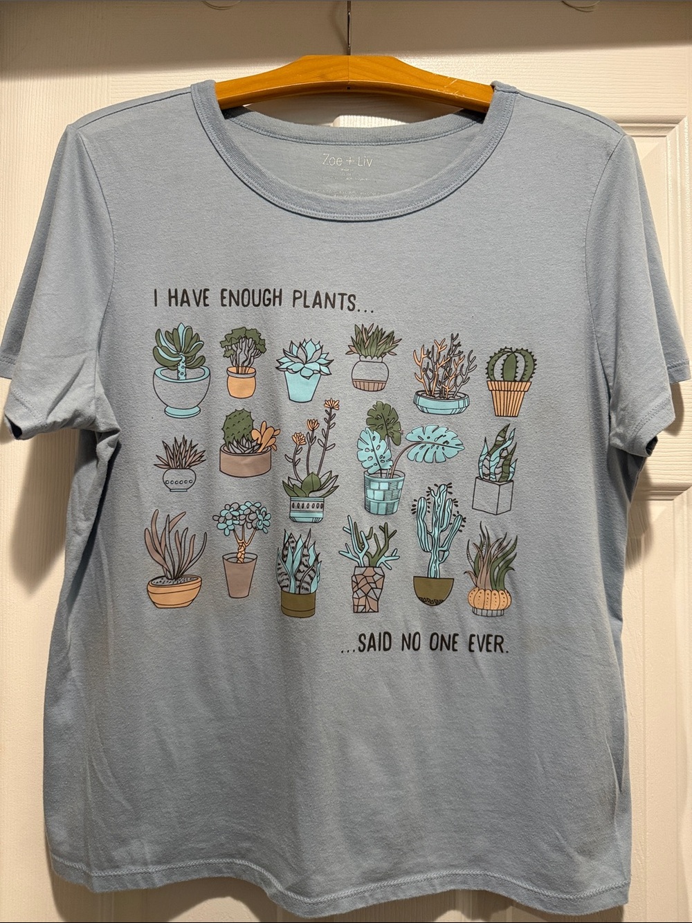 Women’s Graphic T-shirt with plants